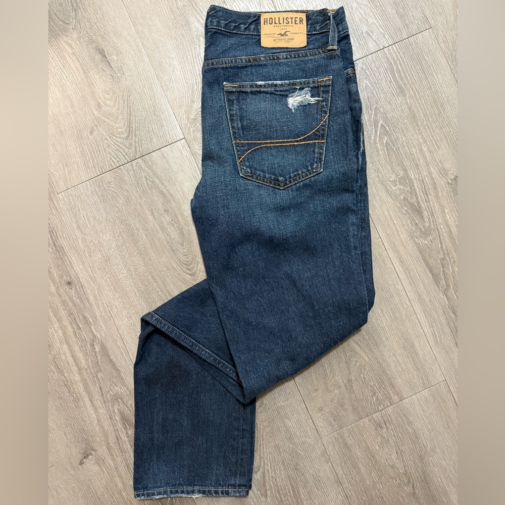 Hollister Men's Blue Jeans (Retro)